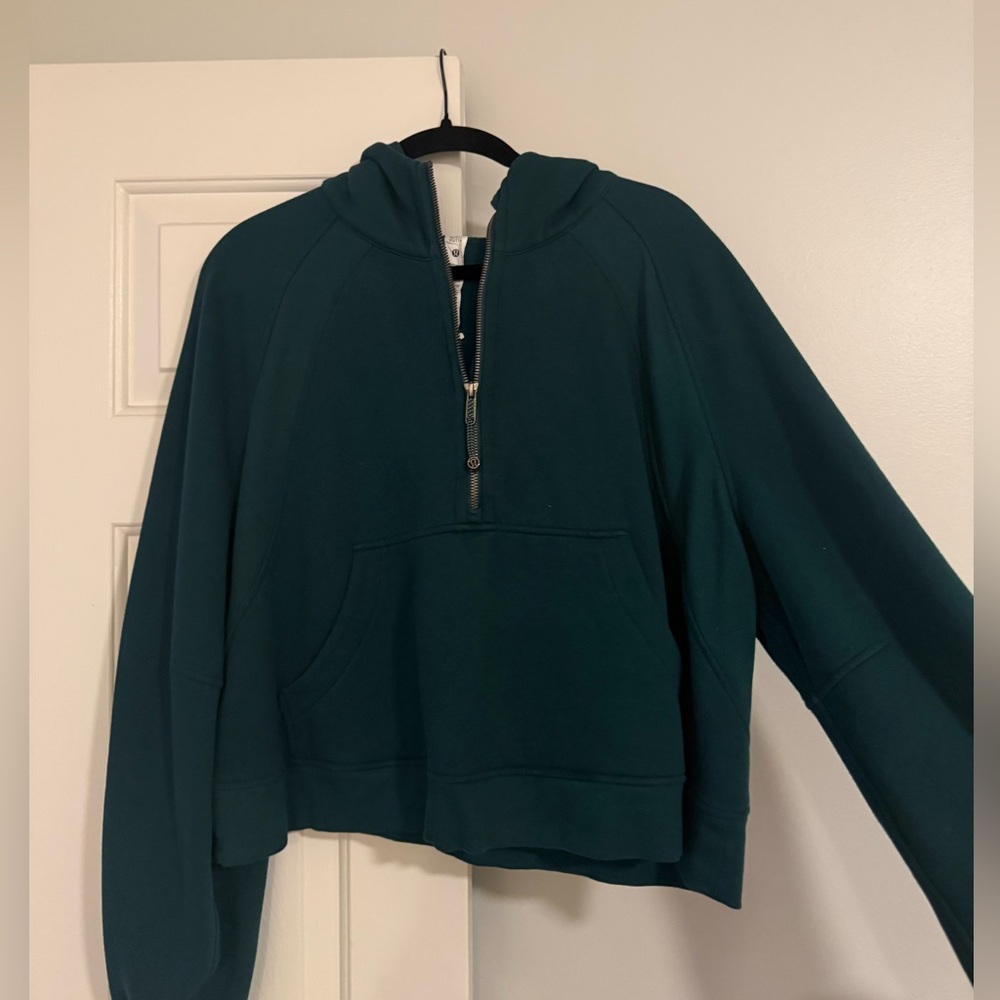 lululemon athletica Teal Half-Zip Sweater